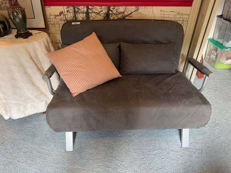 Futon with pillows 42" x 27" x 26" image