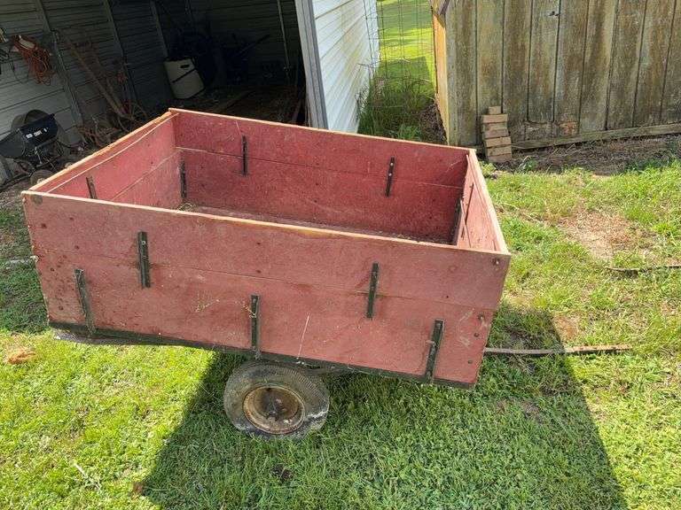 Tow behind yard wagon image