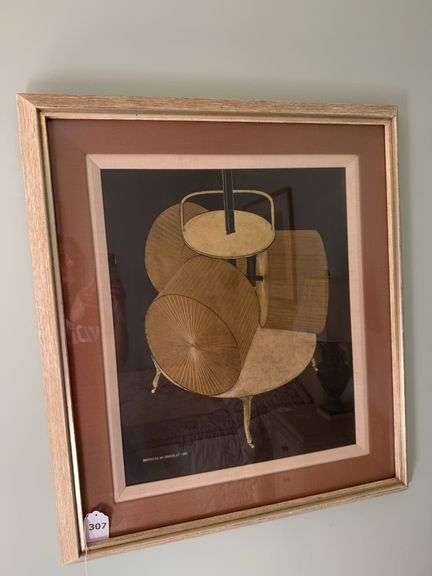 Framed print 29 1/2" x 33 1/2" image