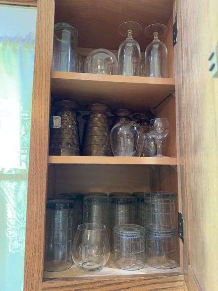 Large lot of glasses image