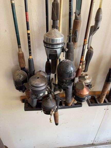 8 fishing rods & reels image