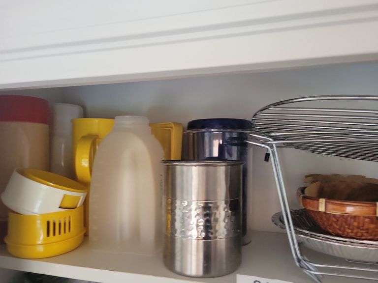 Misc. Kitchen, Housewares- baskets, pitchers, Plastic Containers image