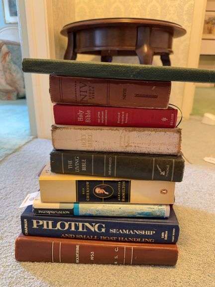 Bibles, yearbook, books image