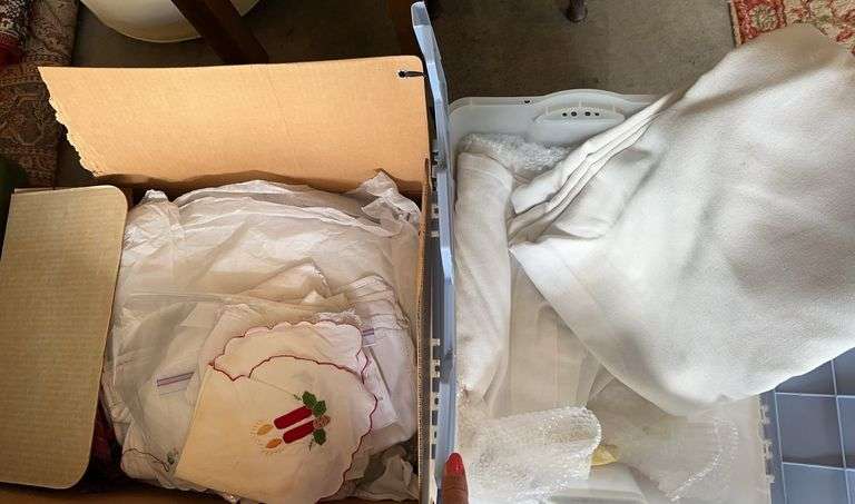 Tablecloths, sheets, misc image