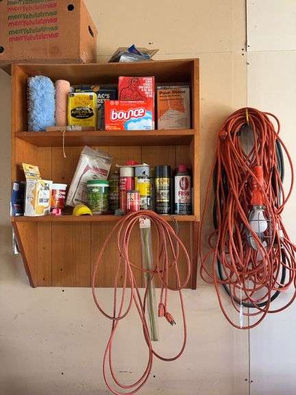 Extension cords, band clamp, misc(excludes shelf) image