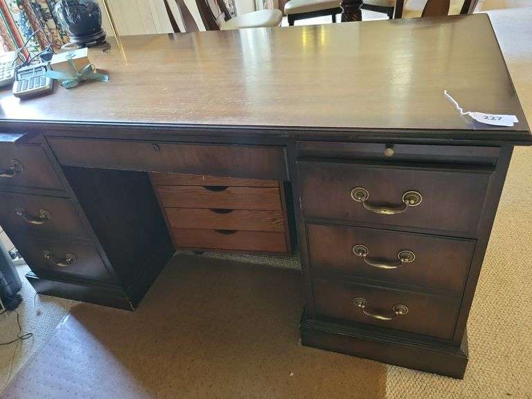 Office Desk, Including Drawer Contents image