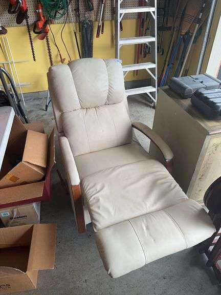 White recliner image