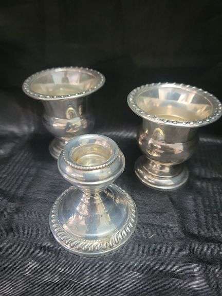 International Silver Sterling Silver Toothpick Holders, Candle Holder image