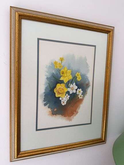 Framed watercolor 18" x 23"￼￼ image