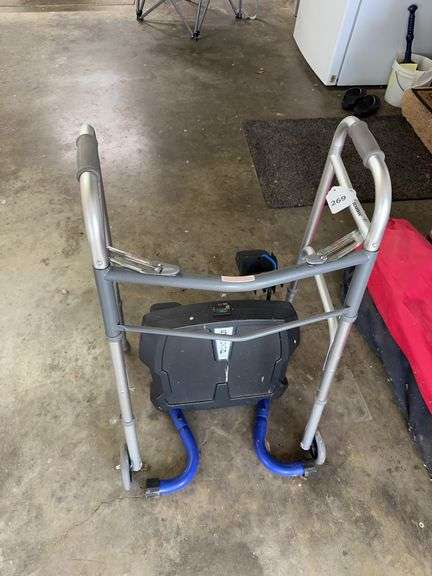 Walker and exercise bike image