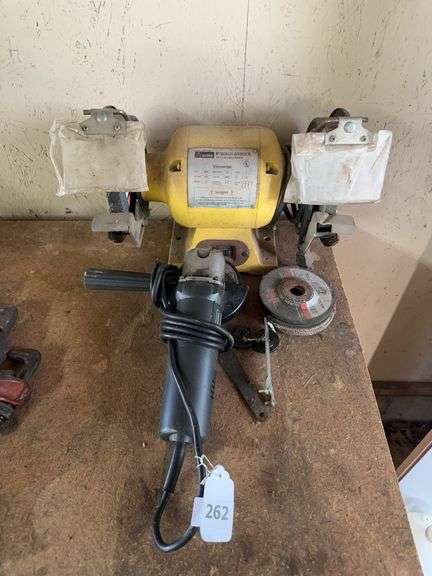 6” bench grinder, skill grinder image
