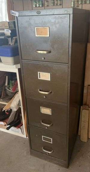 Art metal 4 drawer file cabinet image