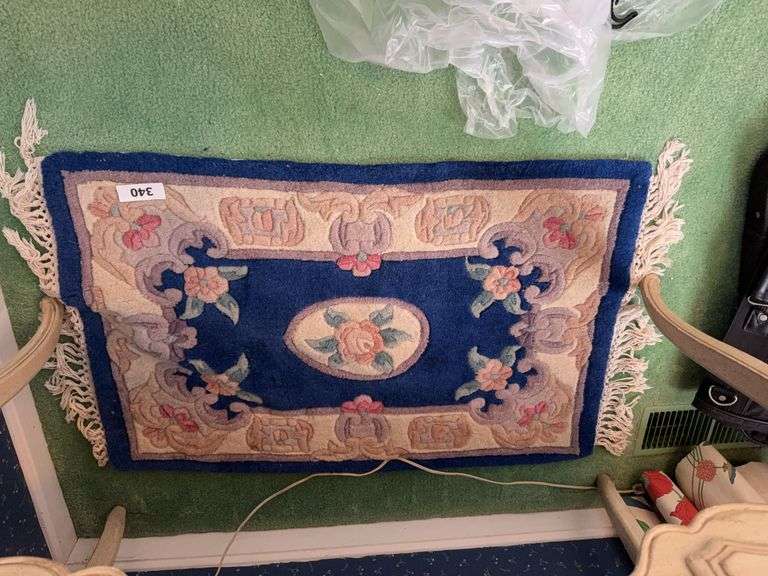 2 woven rugs 40" x 24" & 3' x 5' image