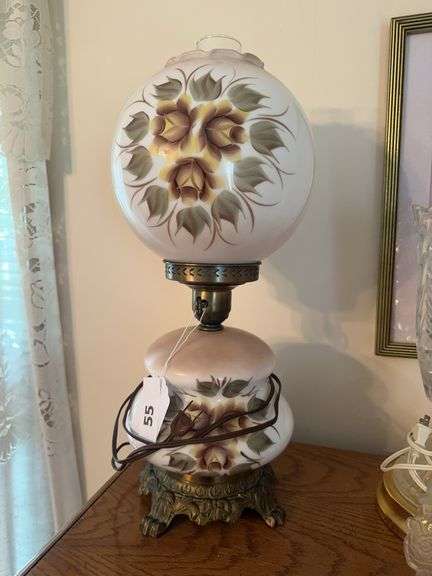 21” gone with the wind style lamp image