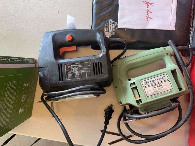 Black and Decker jig saw, Rockwell jig saw image