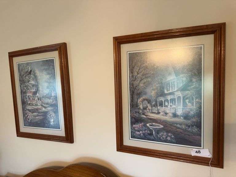 2 framed wall prints image