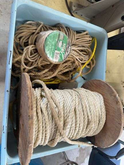 Lot of rope, rope on reel, image