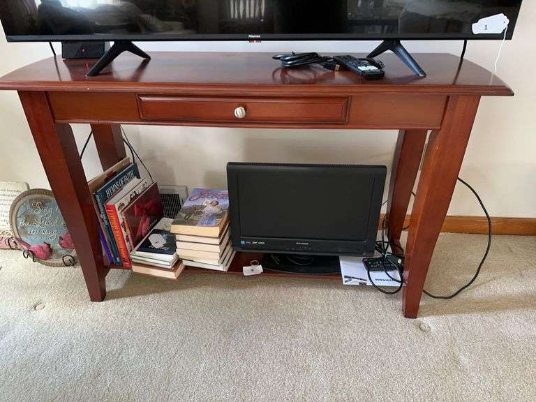 One drawer console table image