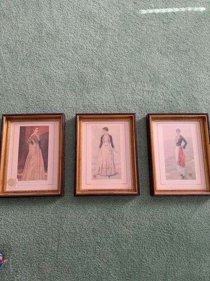 3 framed prints image