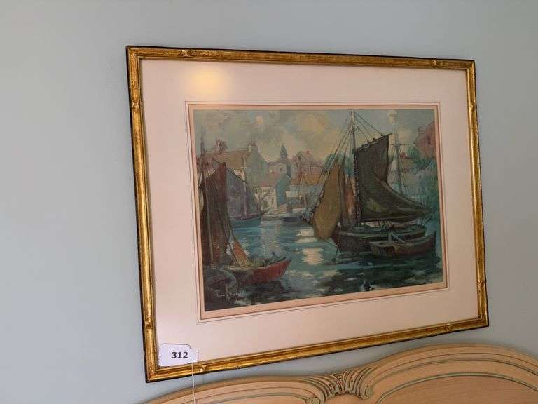 Framed print 32" x 25" image