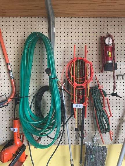Hose, bungee straps, extension cord jumper cable, MVP Superline image