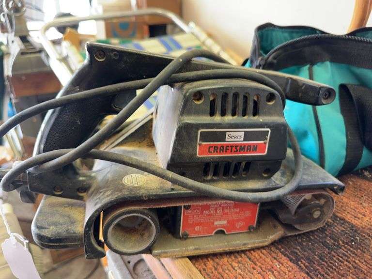 Sears belt sander, Makita Drill, Graco painter image