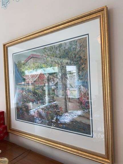 Limited Edition signed and numbered framed print 839/1000 image