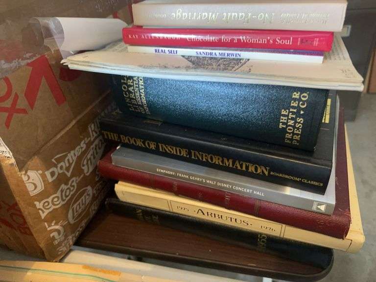 Lot of books and magazines image