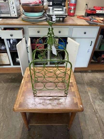 Wine caddy, lane mid century end table image