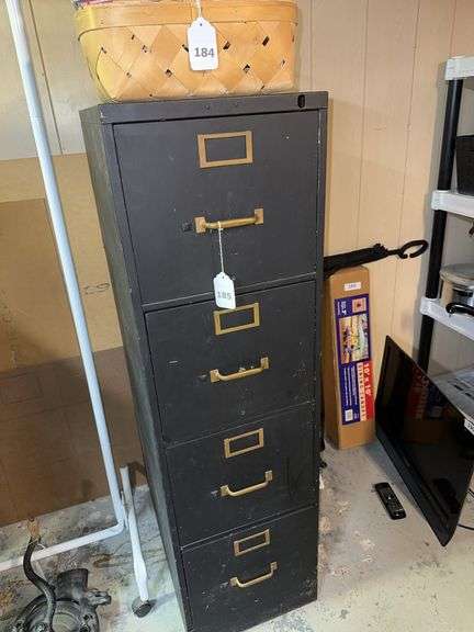 Four drawer file cabinet, 15”w x 25”d x 53”h image