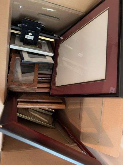 Box of picture frames image