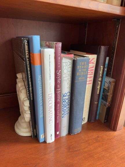 Large lot of books and 3 books ends image