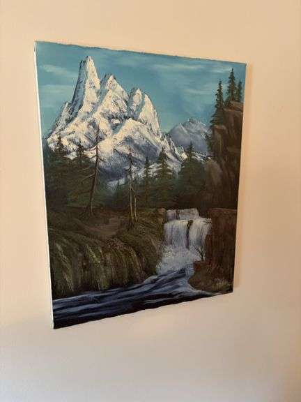 Oil on canvas, framed prints, frame image