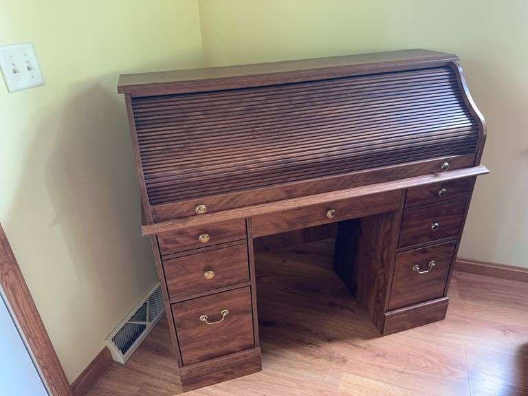 Roll top desk image