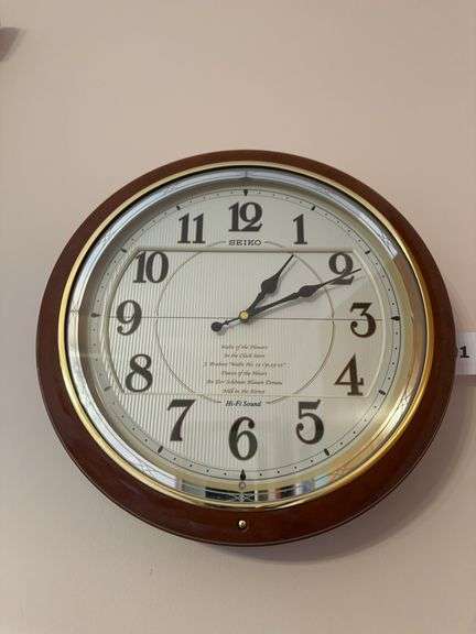Seiko wall clock image