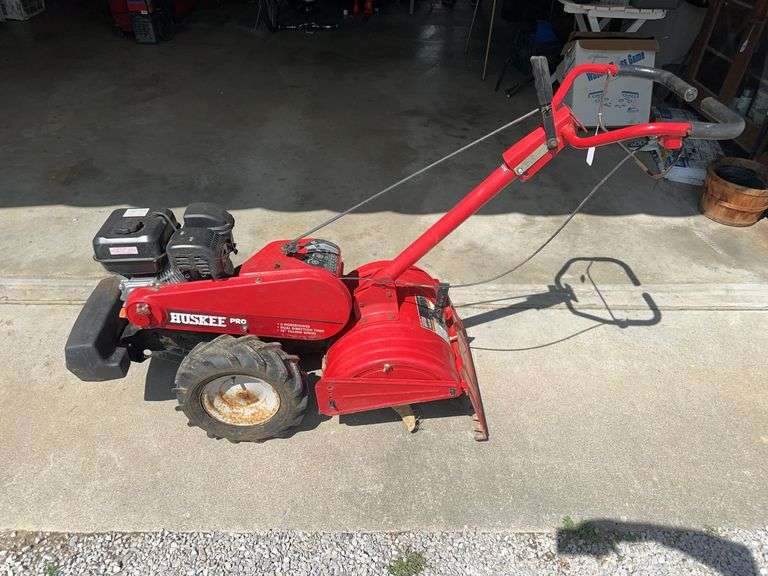 Huskee Pro 18” rear tine tiller with newer Predator engine image