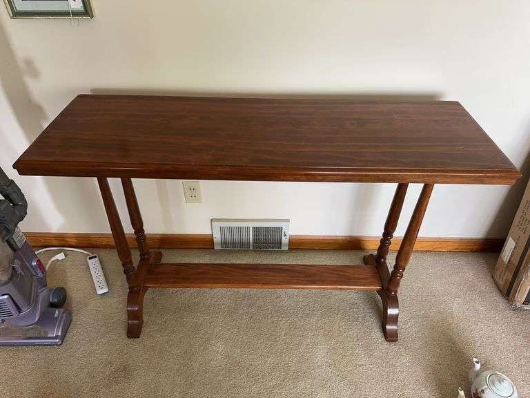 Wooden console table image