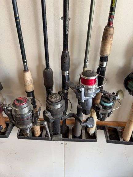 4 spinning rods & reels image