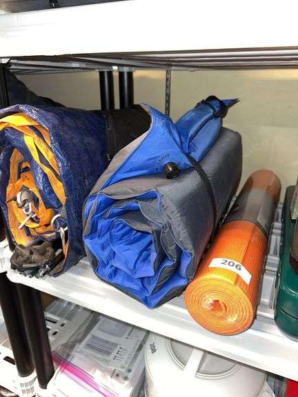 Yoga mat, foam mat, small camping tent image