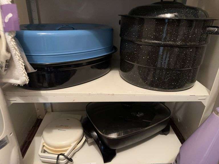 Electric skillet, waffle iron, canning pot image