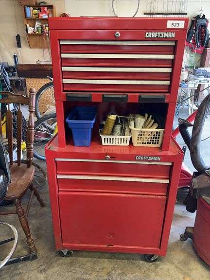 Craftsman tool box with contents image