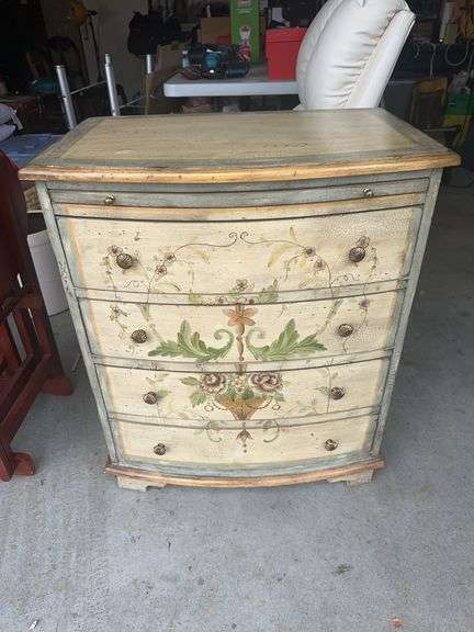 4 drawer painted chest image