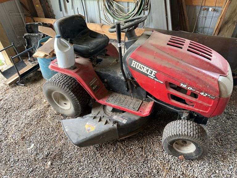 Scrap huskee ￼lawnmower image