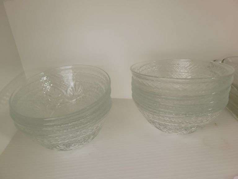 Clear Glass Bowls, Corn Holders image