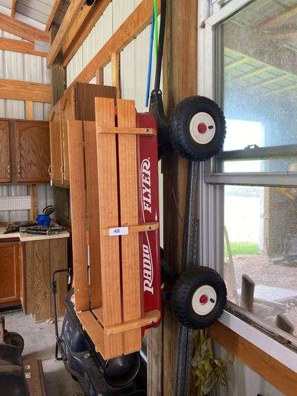 Radio Flyer wagon, children’s butterfly nets image