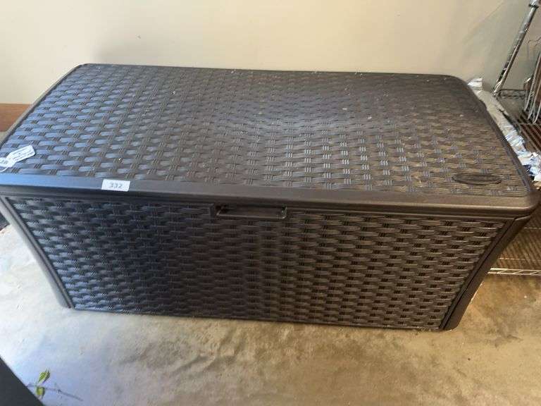 Large Suncast deck box image