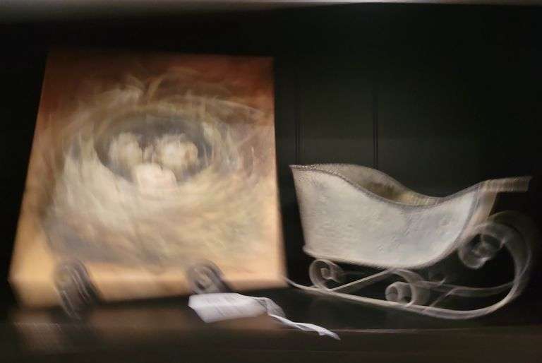 Nests Canvas Print, Metal Sleigh image