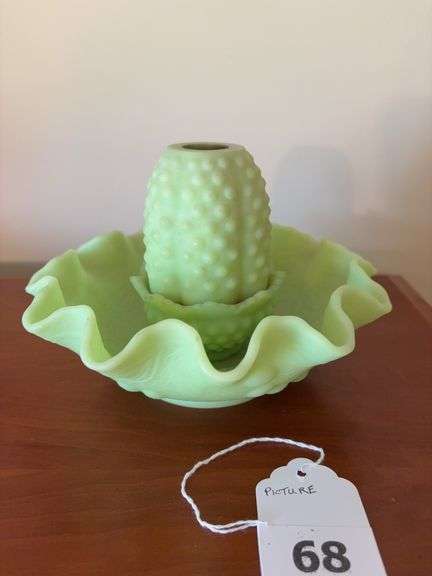 Fenton Center piece, framed card image