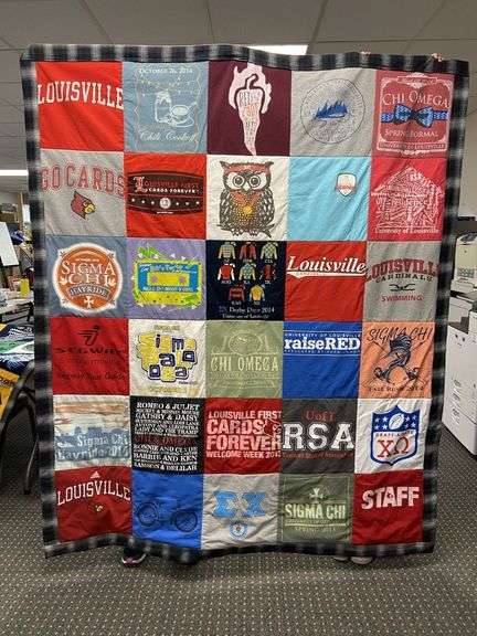 Custom Handmade T-Shirt Quilt image