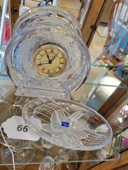 Studio Nova (Japan) Dish, Crystal Clear (Japan) Crystal Clock image